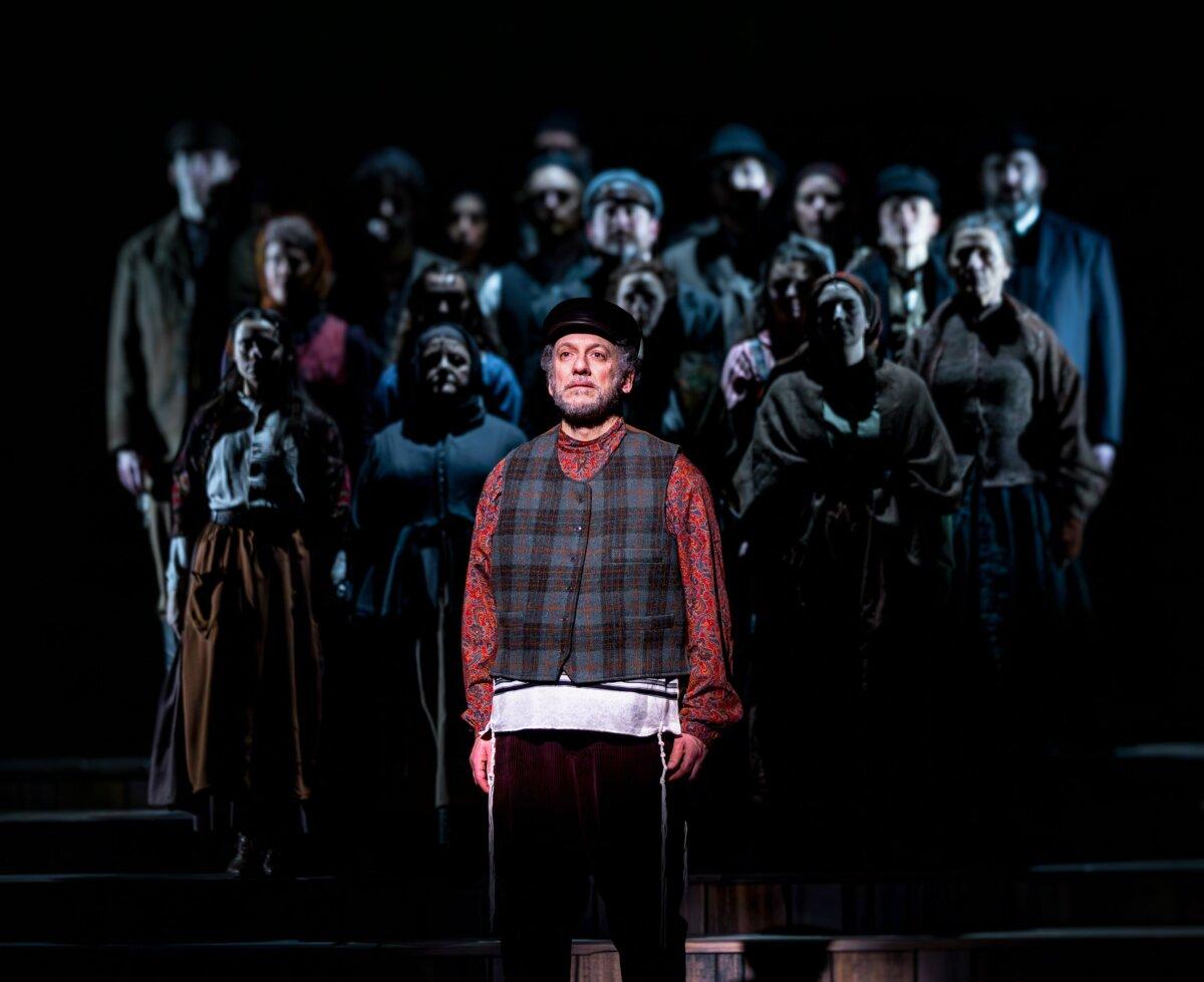 Tevye (Mark David Kaplan) and the cast of "Fiddler on the Roof." (Kelsey Moorhouse)