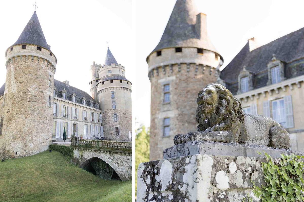 Details of the Château de Bonneval estate. (Courtesy of Anneli Marinovich)