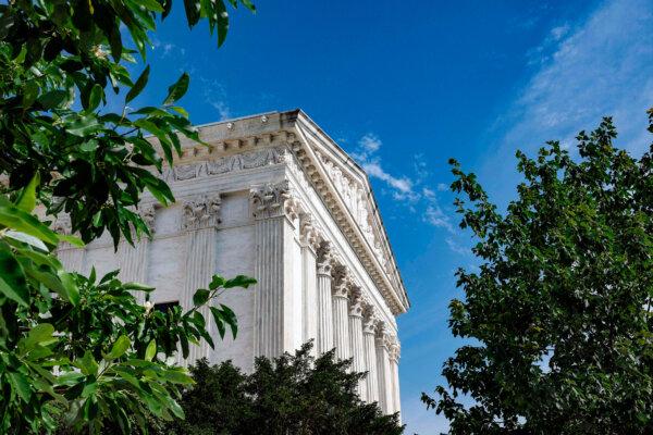 On Feb. 8, the U.S. Supreme Court will hear oral arguments over whether former President Donald Trump is allowed to be on the ballot in Colorado. (Jim Watson/AFP via Getty Images)