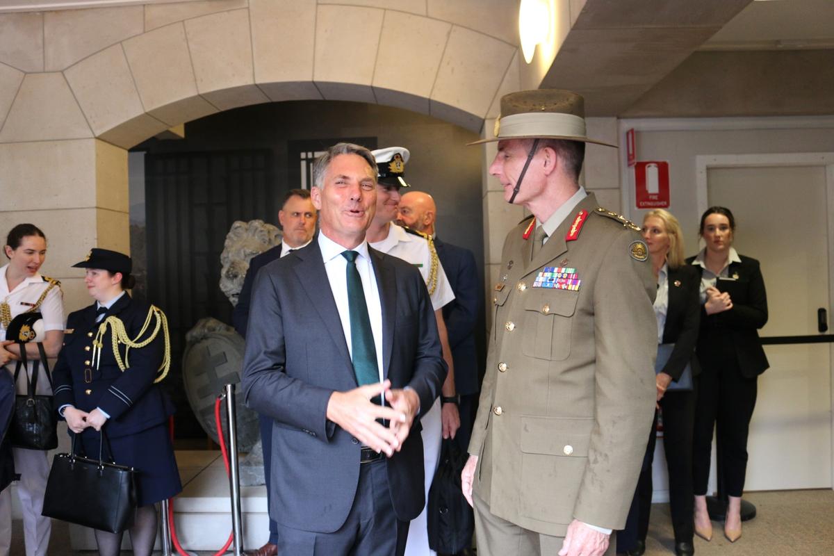 Defence Minister Richard Marles said the ADF could no longer continue to lose money on unnecessary projects. (Melanie Sun/The Epoch Times)