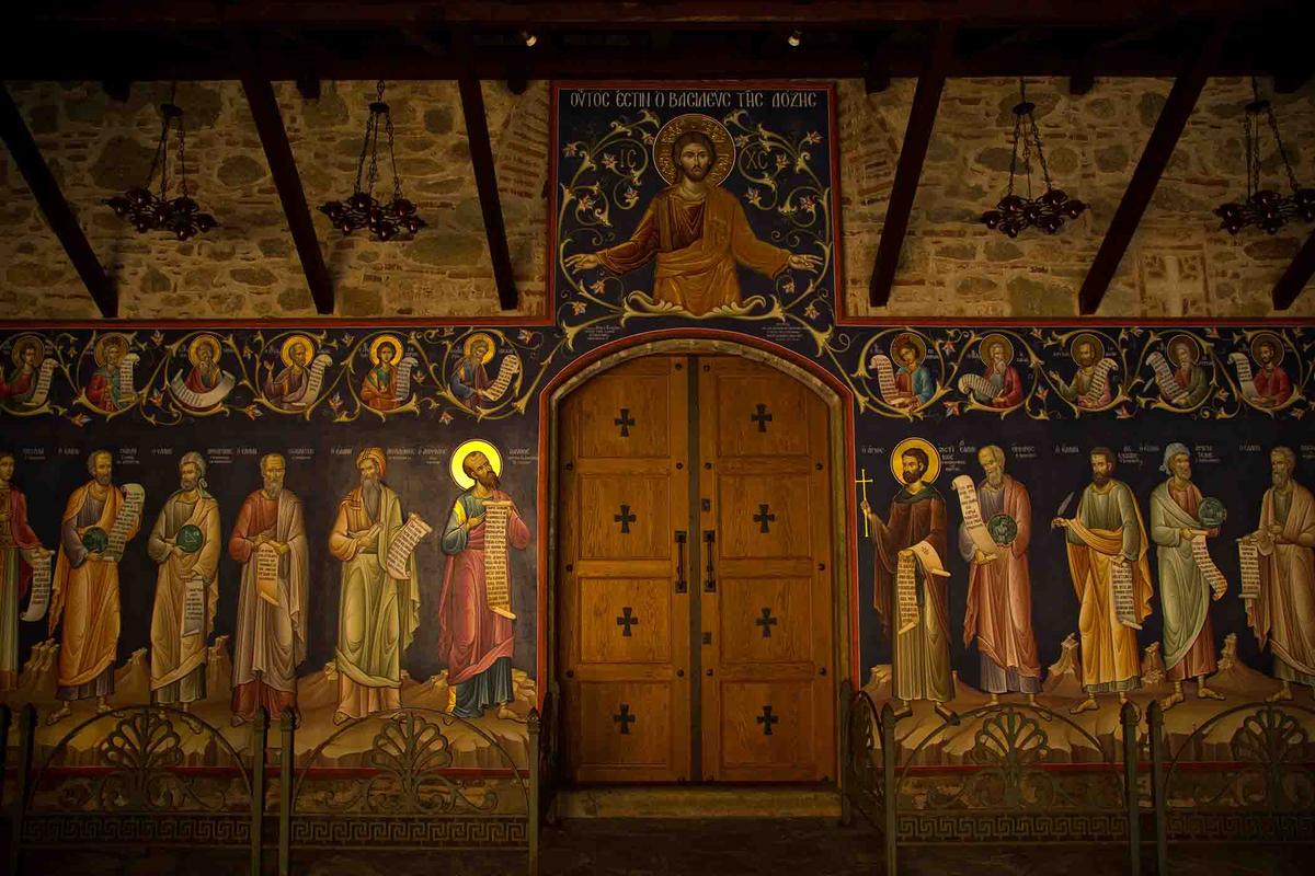 The doors of the Great Metéoron Monastery. (Podolnaya Elena/Shutterstock)