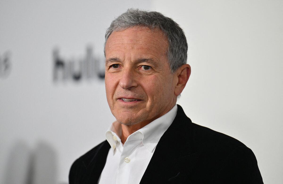 Disney CEO Bob Iger arrives for FX's "Feud: Capote vs. The Swans" premiere at the Museum of Modern Art in New York, on Jan. 23, 2024. (Angela Weiss/AFP via Getty Images)