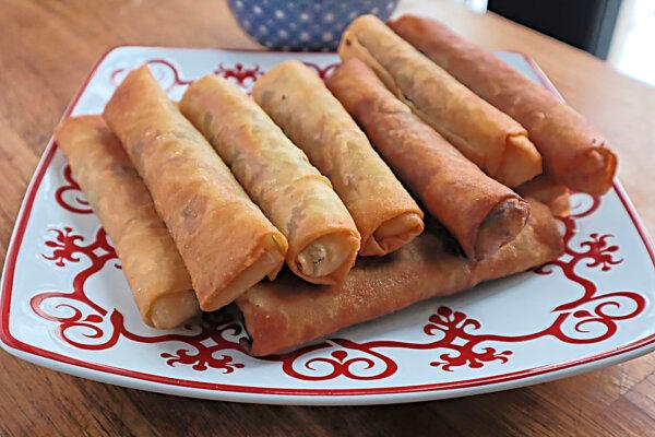 Spring rolls are eaten during the Chinese New Year as a symbol of wealth and prosperity. (Gretchen McKay/Pittsburgh Post-Gazette/TNS)
