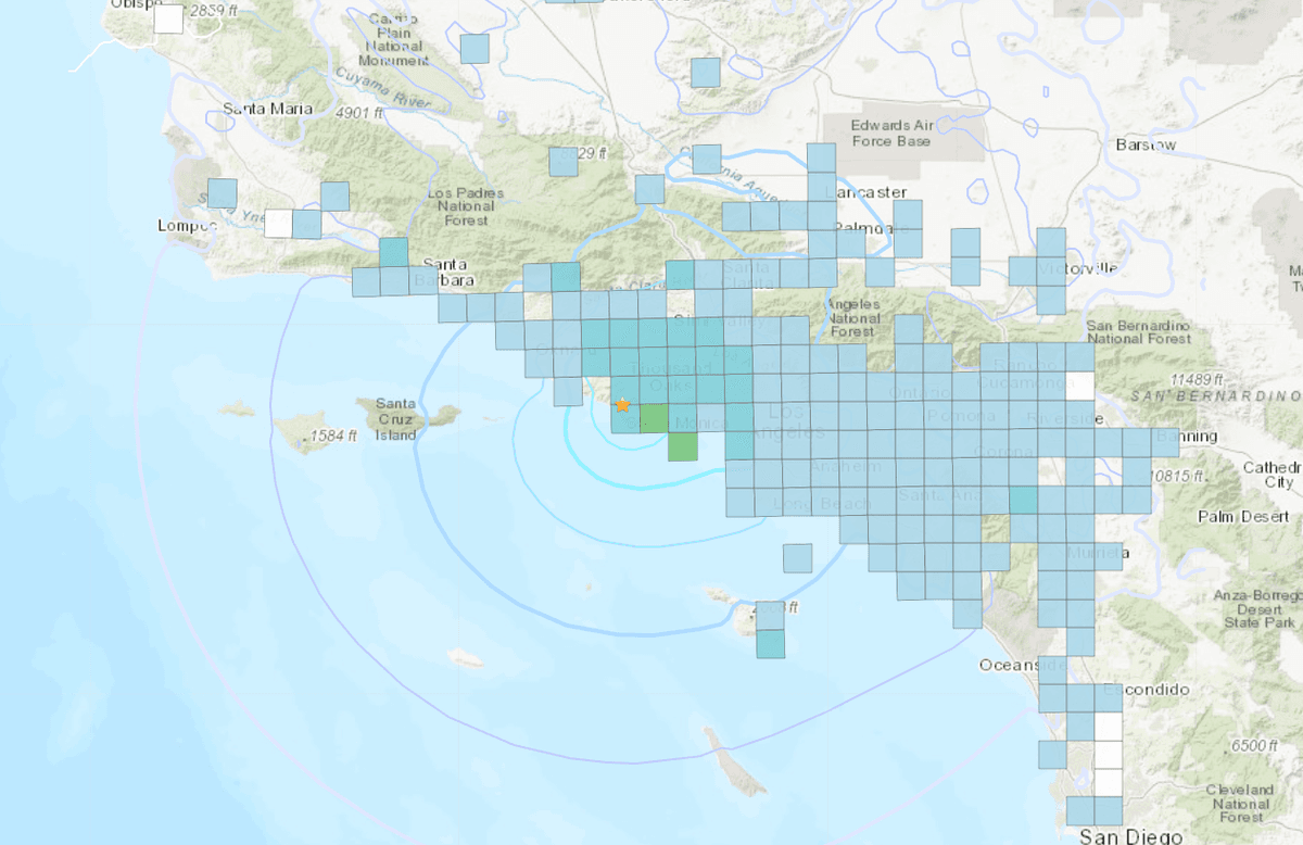Strong Earthquake Rattles Los Angeles Area