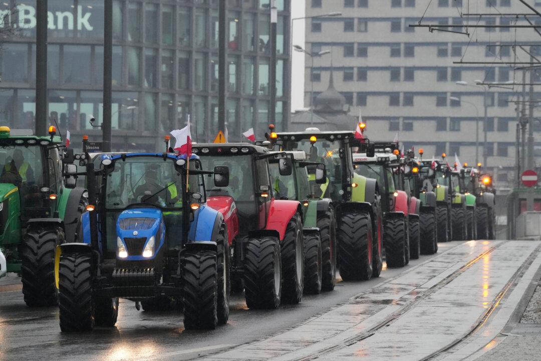 Farmers in Eastern, Southern Europe Protest Against EU Agricultural and Climate Policies