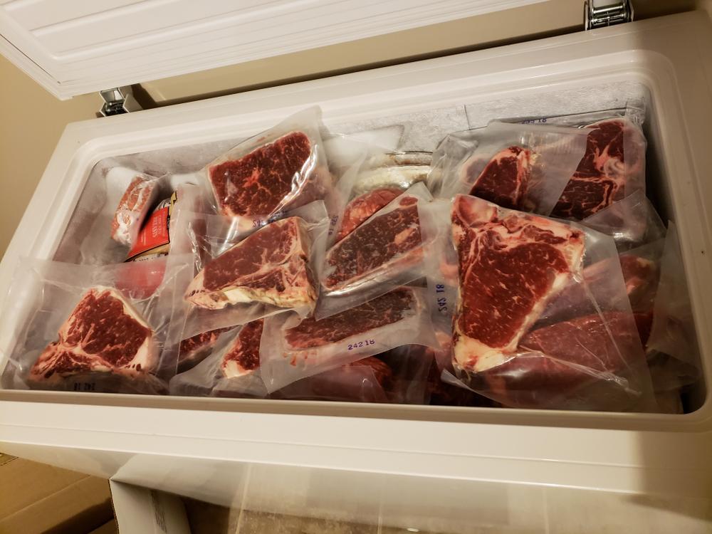 Most stand-alone freezers can store meat for several years. (McKinleys/Shutterstock)