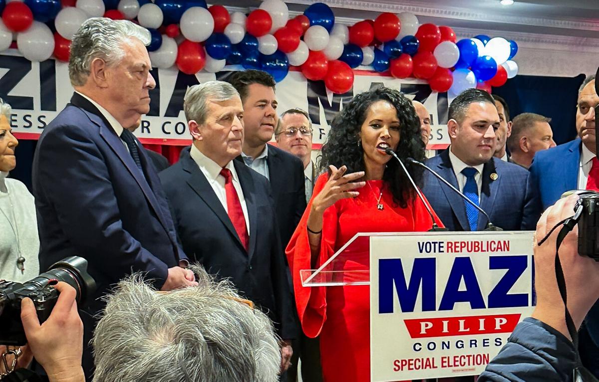Mazi Pilip Supporters React to Tom Suozzi’s NY Special Election Victory