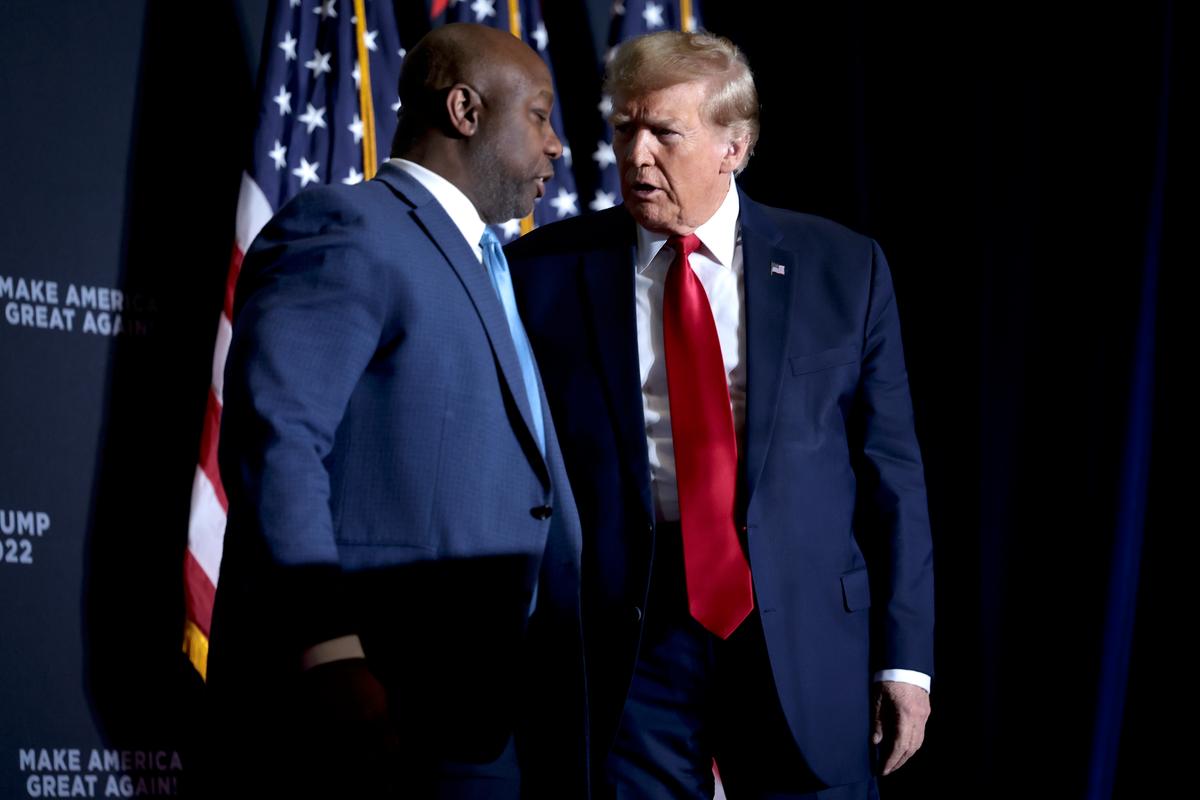 Trump Dismisses Haley as VP Then Strongly Praises Tim Scott