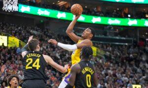 Anthony Davis, Rui Hachimura Lead Lakers Past Jazz 138–122 With LeBron James Resting