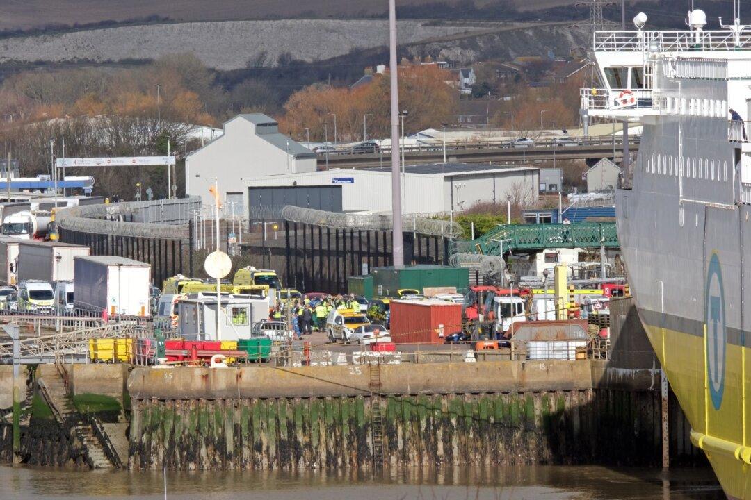 Two Arrested After Illegal Immigrants Found in Back of Lorry at Ferry Port