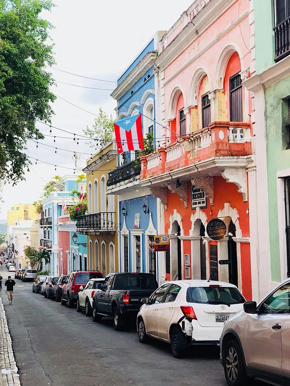 Colorful houses adorn the cobblestone streets of Old San Juan. (Alex George/Unsplash)