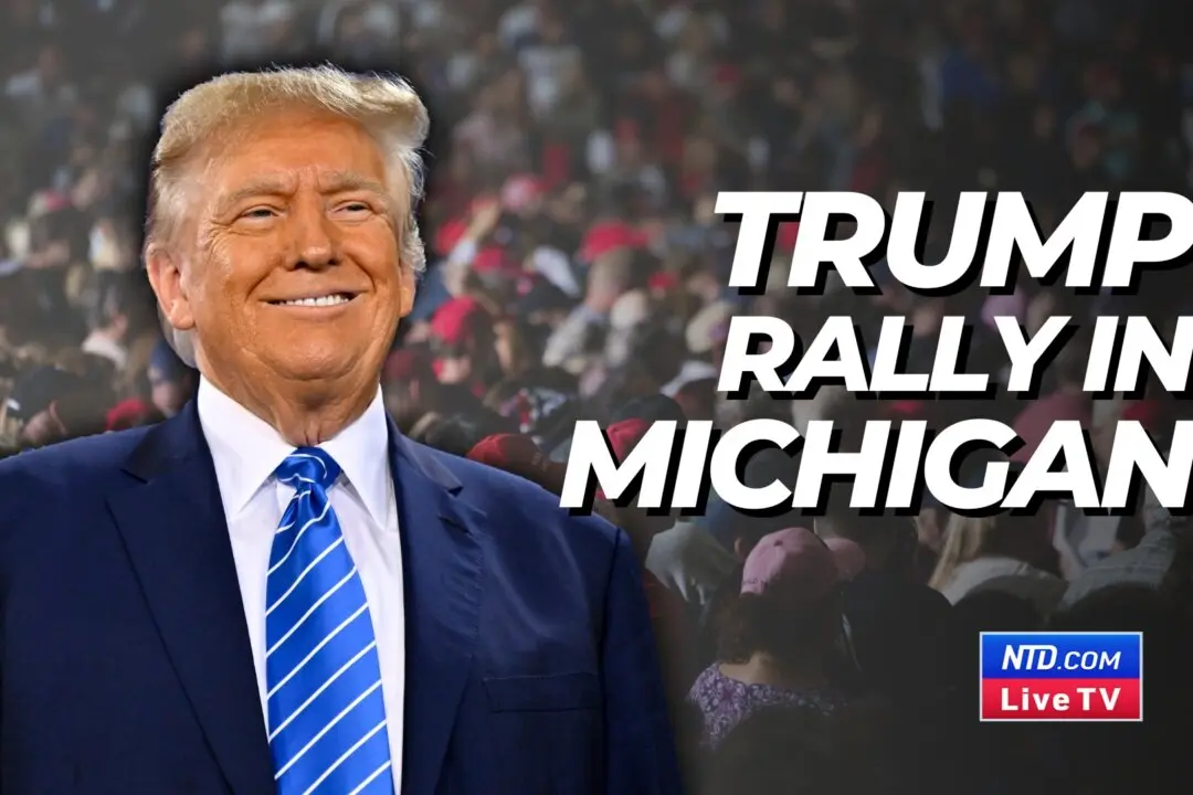 Trump Holds Rally in Waterford Township, Michigan
