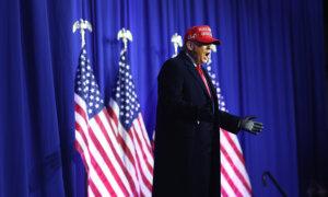 Trump Rails Against $355 Million New York Ruling at Michigan Rally