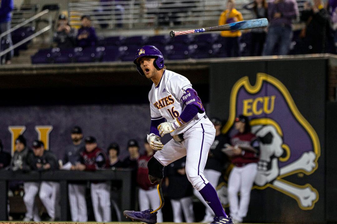 ECU Baseball Player Appears in Game With Prosthetic Leg After Boating Accident