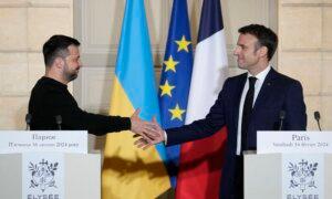 French President Macron Floats Notion of Sending European Troops to Ukraine