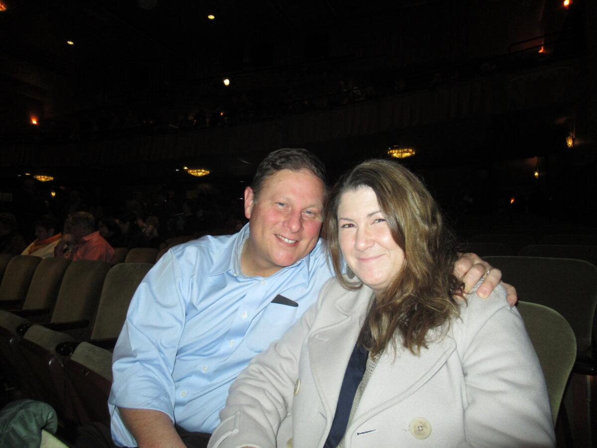 Mr. and Mrs. Lewis attended Shen Yun Performing Arts at the Flynn Center for the Performing Arts in Burlington on Feb. 18, 2024. (De Ping/The Epoch Times)