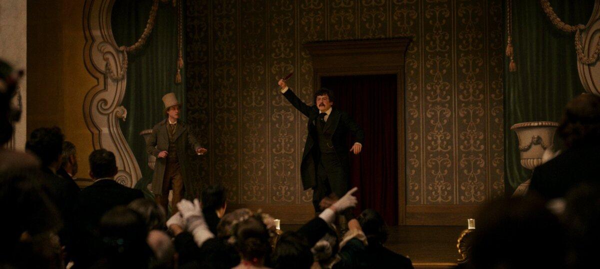 John Wilkes Booth (Anthony Boyle), in "Manhunt." (Apple TV+)