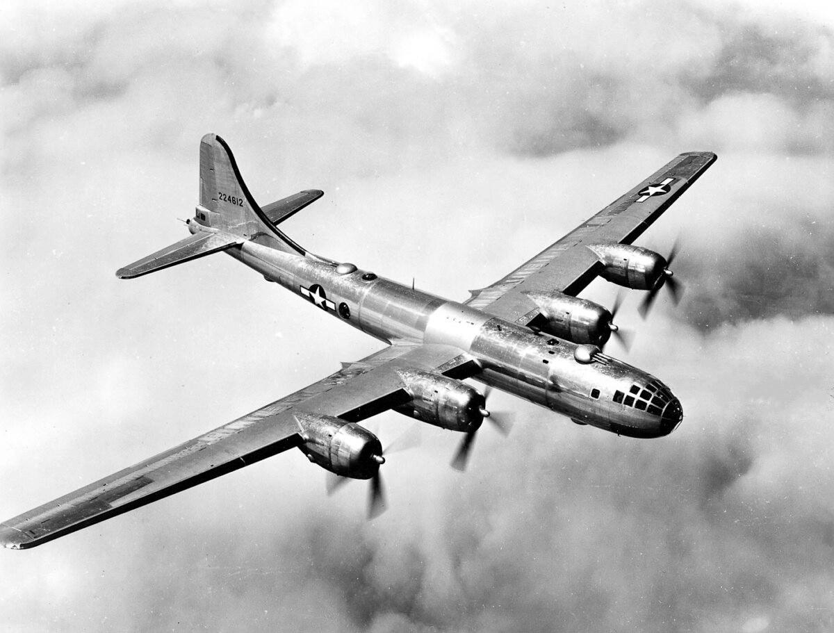 Boeing’s B-29 Superfortress made its maiden flight on Sept. 21, 1942. U.S. Air Force. (Public Domain)