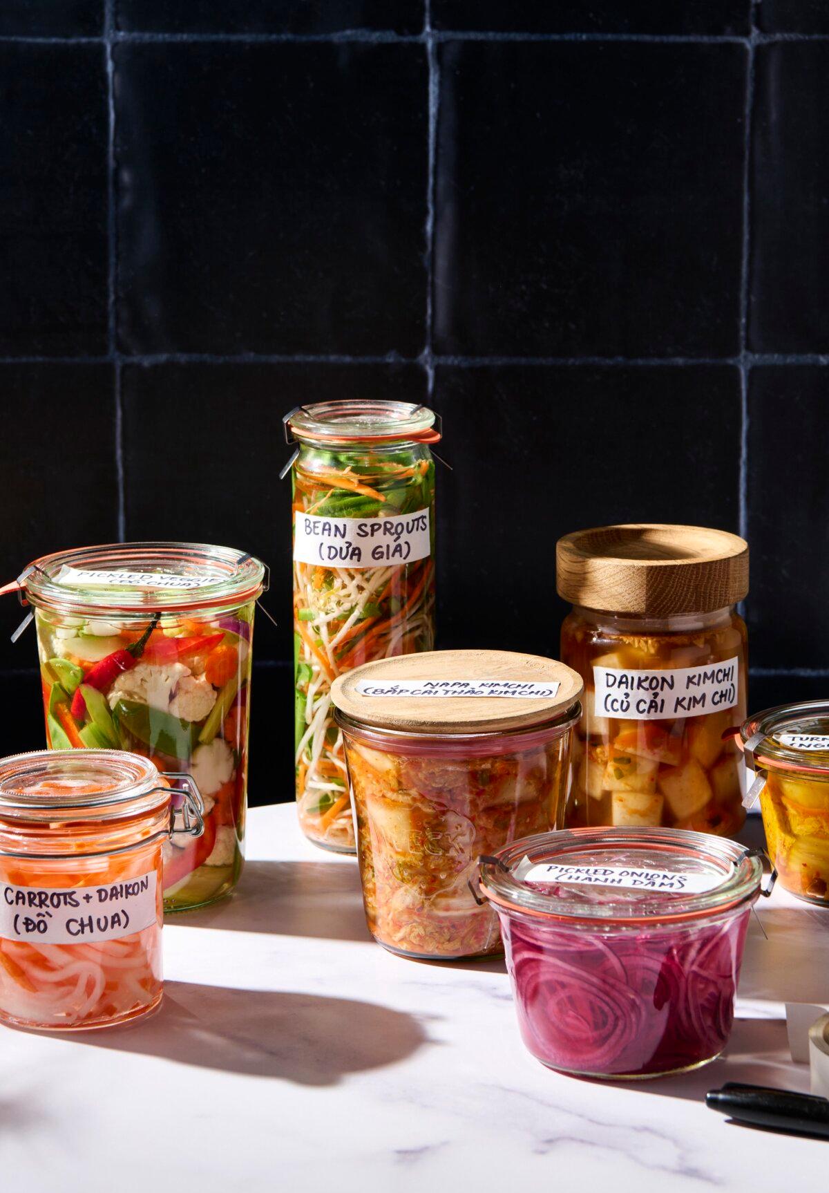 Ms. Eng makes lots of pickled vegetables according to her family recipes. (David K. Peng)