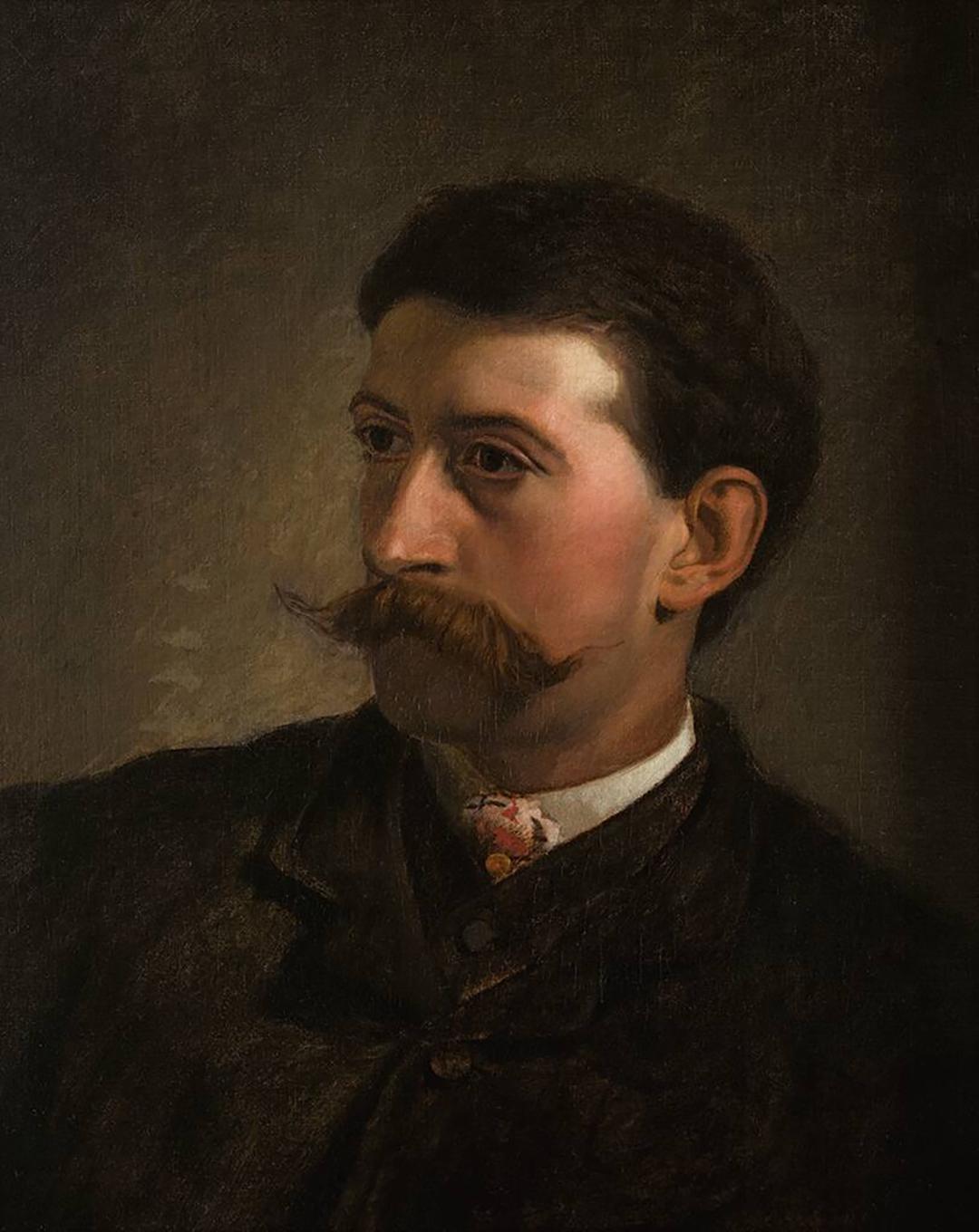 A portrait of Winslow Homer, 1865, by Oliver Ingraham Lay. Oil on canvas; 20 1/8 inches by 16 1/8 inches. National Academy of Design, New York. (Public Domain)