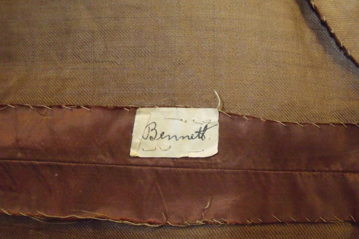 The name "Bennet" was found written on the vintage dress. (Courtesy of Sara Rivers Cofield)
