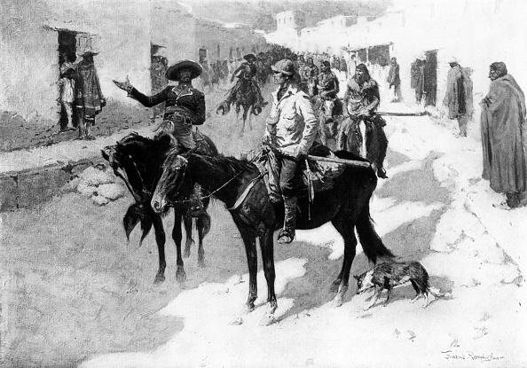 Zebulon Pike on an expedition to determine the boundary with Mexico, 1906, by Frederic Remington. (MPI/Getty Images)