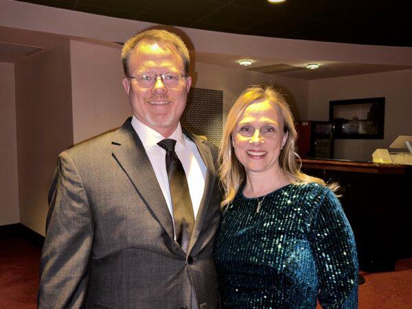 Jeff and Shannon Duggin attended Shen Yun Performing Arts at the Tennessee Performing Arts Center in Nashville on Feb. 24. (Sharon Lin/The Epoch Times)