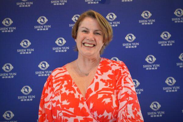 Fran Avon at Shen Yun Performing Arts on the Gold Coast, Australia, on Feb. 25, 2024. (NTD)