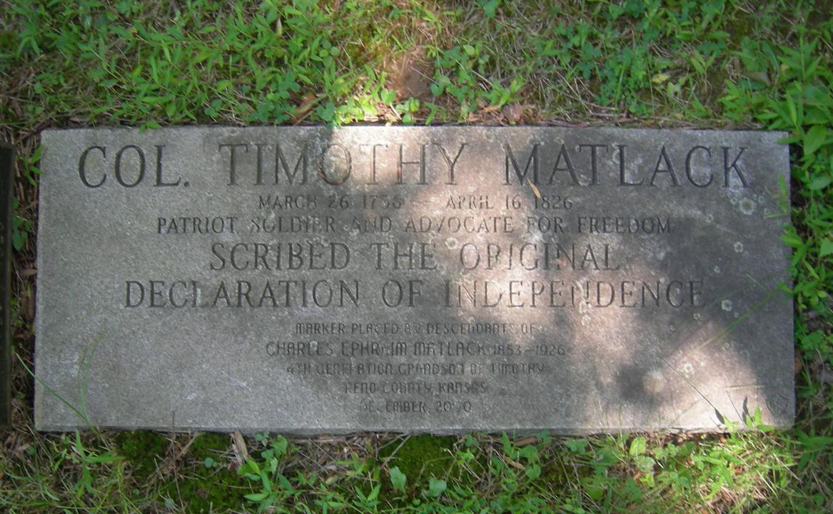 Timothy Matlack, a free Quaker, was buried in Wetherill Cemetery, in Pennsylvania. (<span class="mw-mmv-author"><a title="User:BoringHistoryGuy" href="https://commons.wikimedia.org/wiki/User:BoringHistoryGuy">BoringHistoryGuy</a></span> /<a class="mw-mmv-license" href="https://creativecommons.org/licenses/by-sa/4.0" target="_blank" rel="noopener">CC BY-SA 4.0</a>)