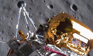 First US Moon Lander in Half a Century Stops Working Week After Tipping Over at Touchdown