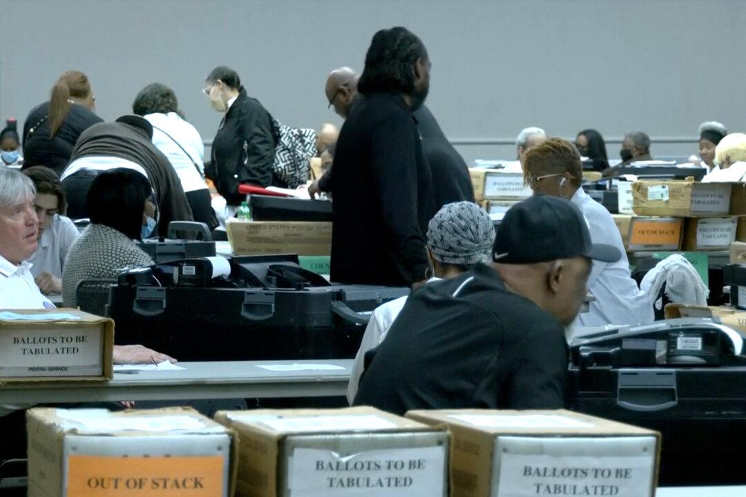 Vote Counting Begins in Detroit’s Huntington Place Convention Center