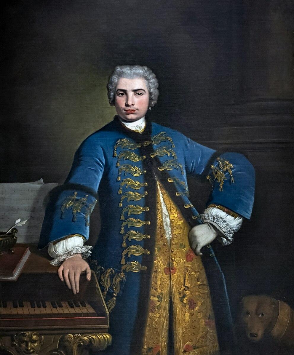 "Portrait of Farinelli," by Bartolomeo Nazari, painted in 1734 when the singer was 29 years old. (Public Domain)