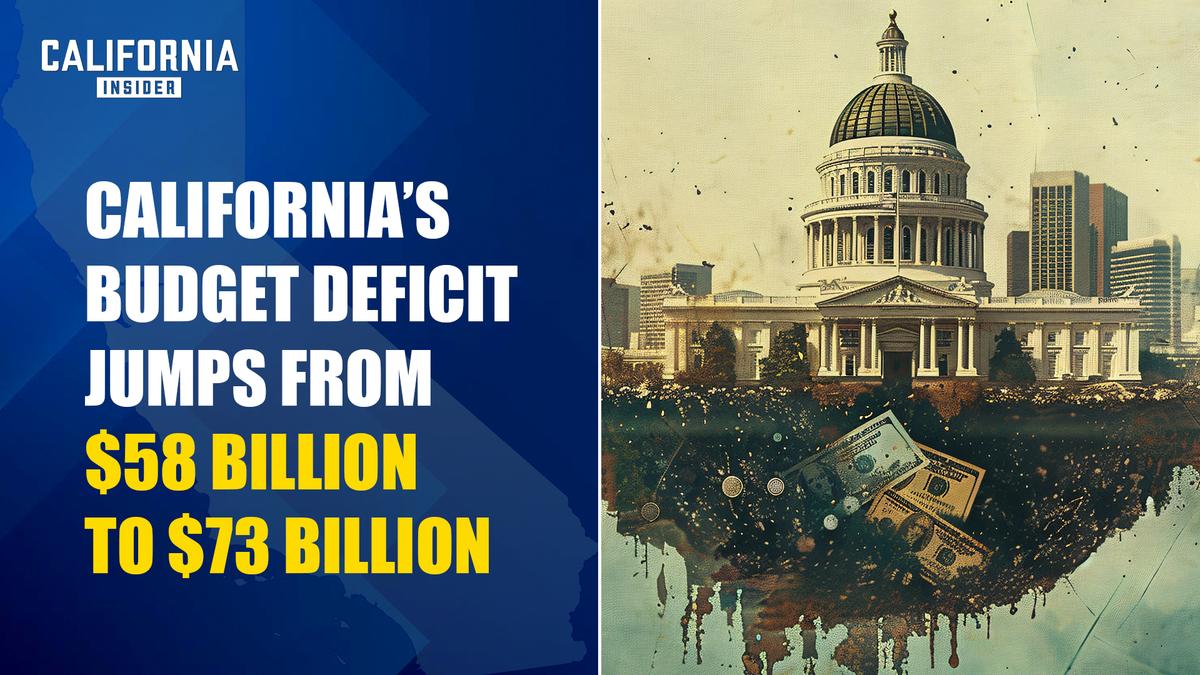 California’s Budget Deficit Jumps From $58 Billion to $73 Billion As Tax Revenue Continues To Declines | Diane Dixon