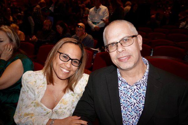 Sharon and Brian Leffler attended Shen Yun Performing Arts at The Buell Theatre in Denver on March 30, 2024. (Sonia Wu/The Epoch Times)