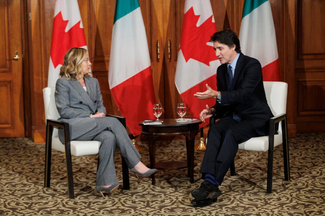 Trudeau, Meloni Agree on ‘Roadmap’ for Cooperation; Reception for Italian PM Cancelled Due to Pro-Palestinian Protesters