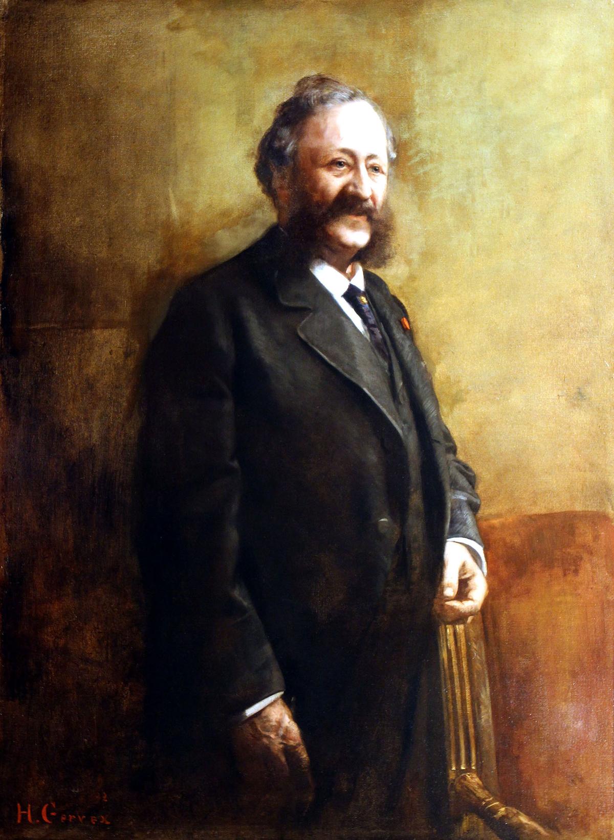 A portrait of Thomas W. Evans, 1892, by Henri Gervex. Oil on canvas. University of Pennsylvania. (Public Domain)