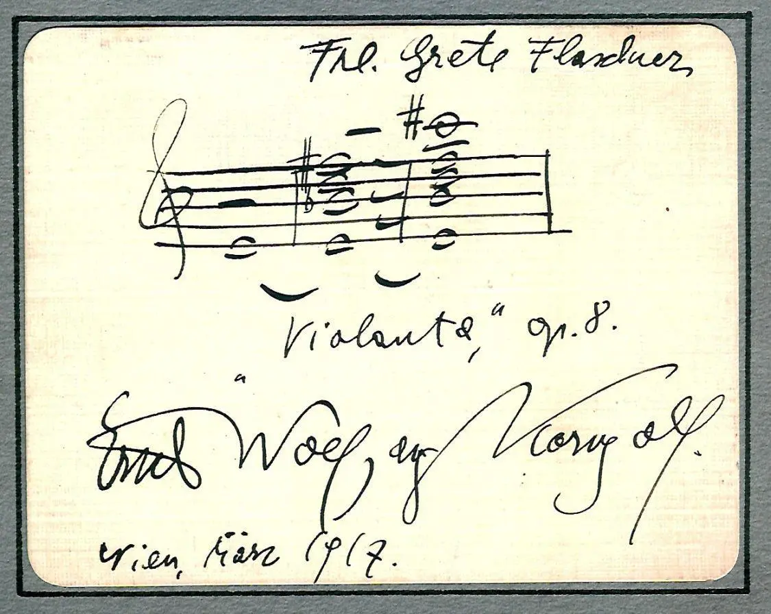 "Violanta" was Erich Wolfgang Korngold's second opera, written when he was just 17 years old. (Public Domain)