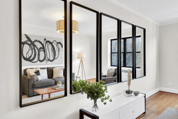 Using mirrors especially in a series is an easy and affordable way to create instant wall d√©cor that is sophisticated at the same time. (Handout/TNS)