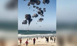 US Military Completes First Round of Food Airdrops Into Southern Gaza