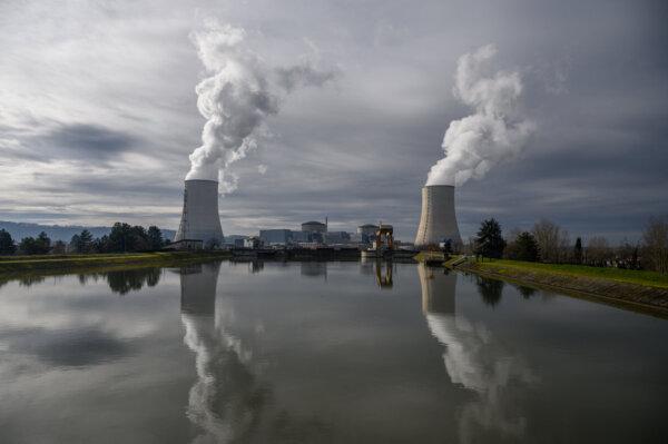 A general view of the Golfech nuclear power station in southern France, on Jan. 22, 2024. (Ed Jones/AFP via Getty Images)