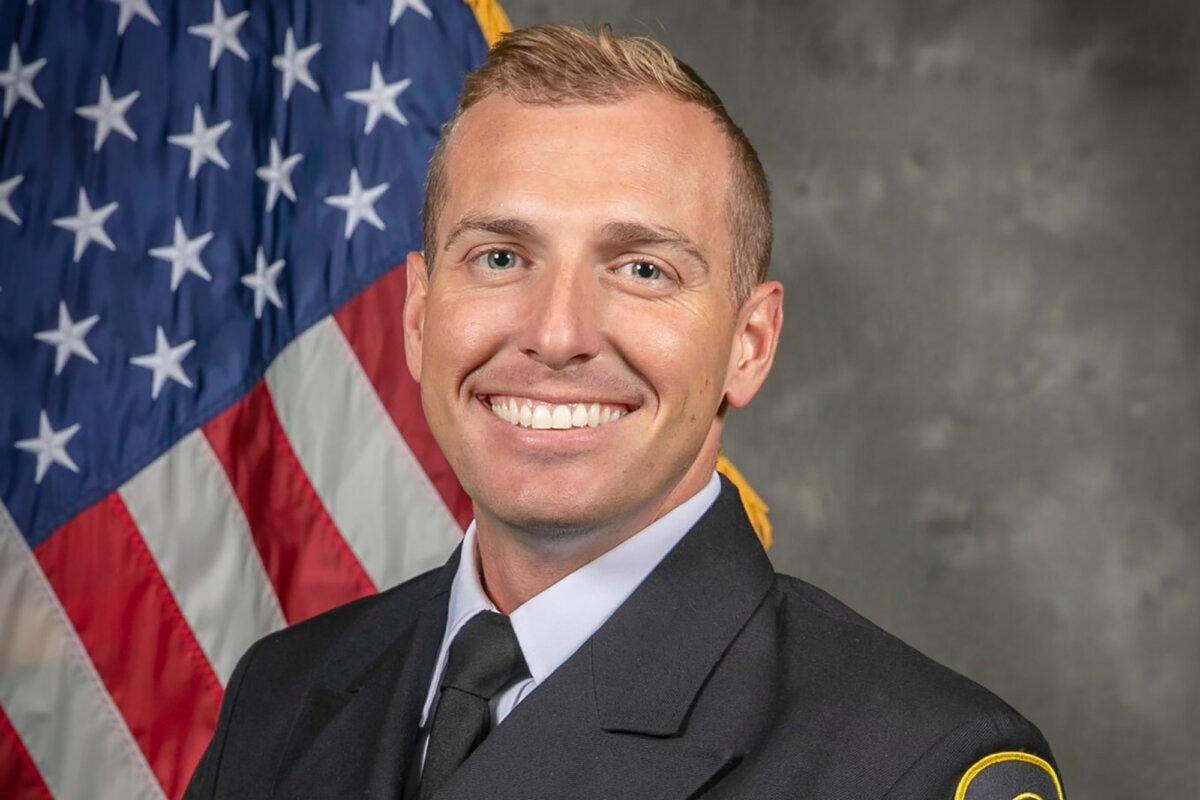 Louisville firefighter Bryce Carden. (Louisville Division of Fire via AP)