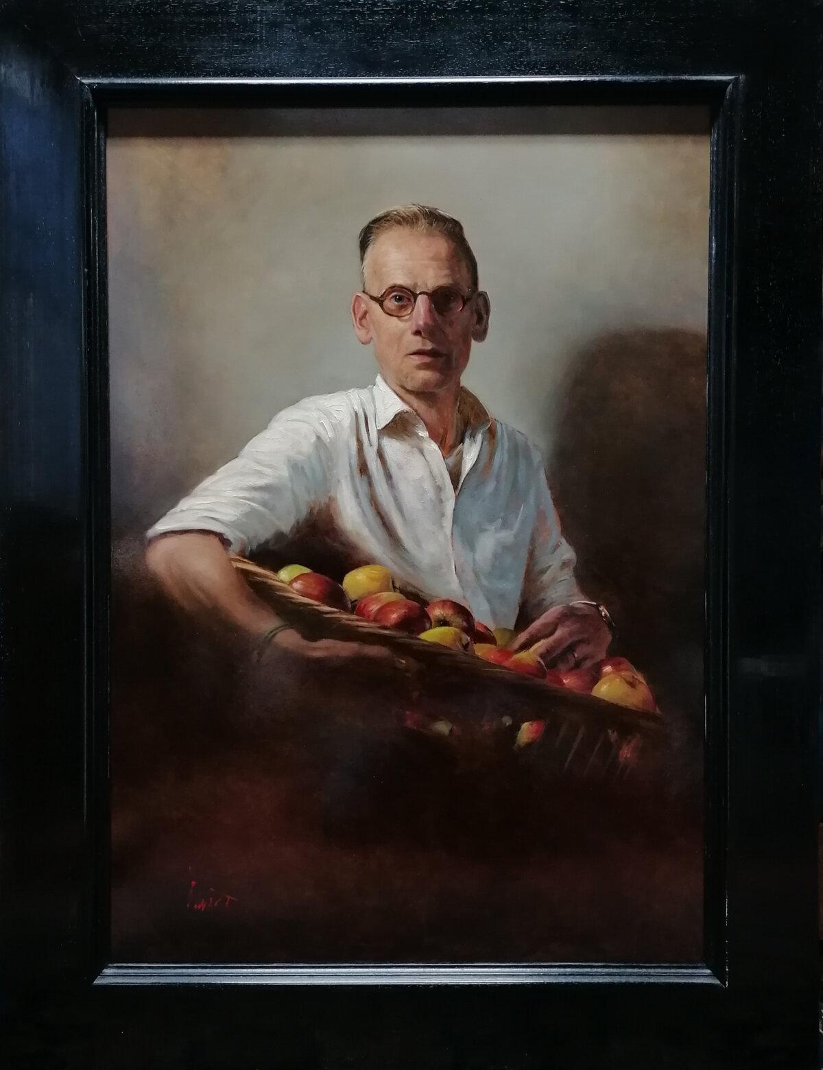 Dutch artist Nard Kwast has set his heart on painting like an old master. This year, he won an outstanding technique award for his 2020 portrait “Thom,” at the Sixth NTD International Figure Painting Competition." Oil on panel; 28 3/8 inches by 37 3/8 inches. (Courtesy of Nard Kwast)