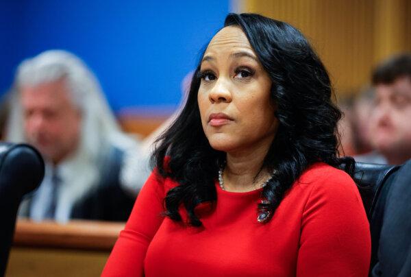 Fulton County District Attorney Fani Willis at the Fulton County Courthouse in Atlanta, Ga., on March 1, 2024. (Alex Slitz/AFP via Getty Images)
