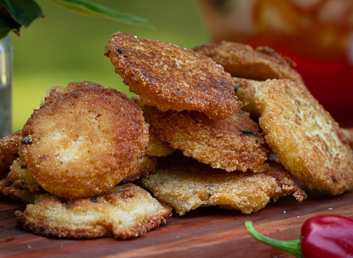 Fried Jalapeño Cornbread (Hot Water Cornbread)