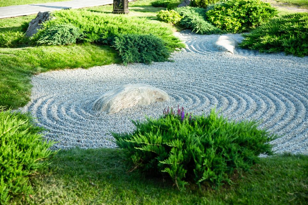 A zen garden adds a bit of elegance to the yard. (Pushba/Shutterstock)