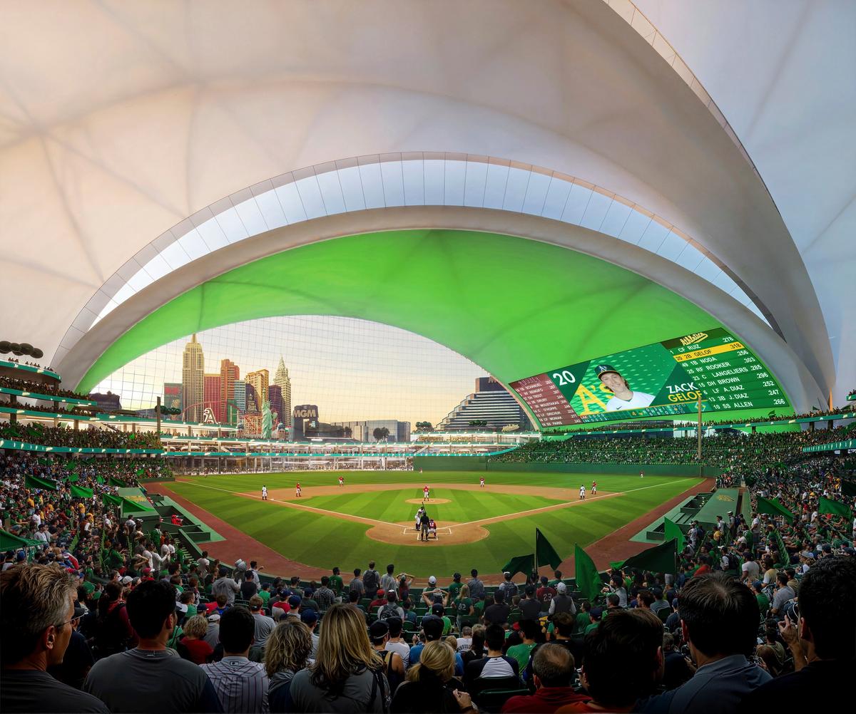 A’s Release Renderings of New Las Vegas Domed Stadium That Resembles Famous Opera House