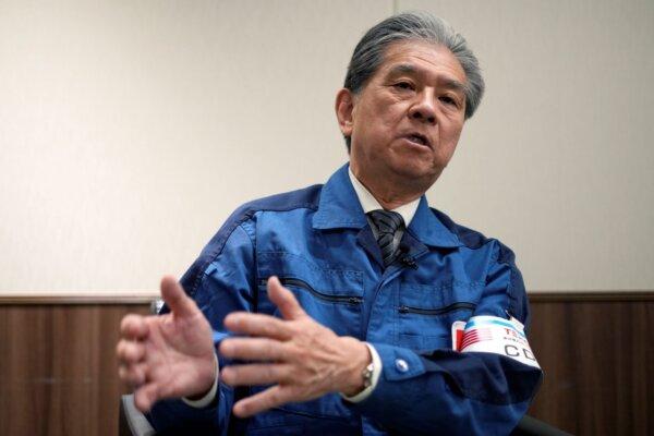 Akira Ono speaks during an interview with the Associated Press in Tokyo on March 6, 2024. (Eugene Hoshiko/AP Photo)