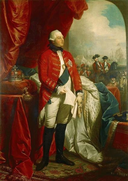 George III of England, 1779, by Benjamin West. (Public Domain)