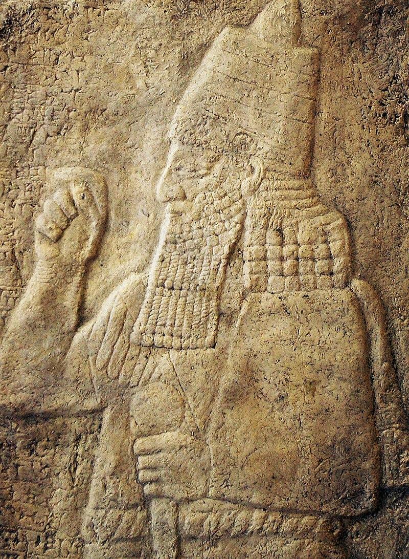 Cast of a rock relief of Sennacherib from the foot of Cudi Dagi, near Cizre. The cast is exhibited in Landshut, Germany. (Timo Roller/CC BY 3.0)