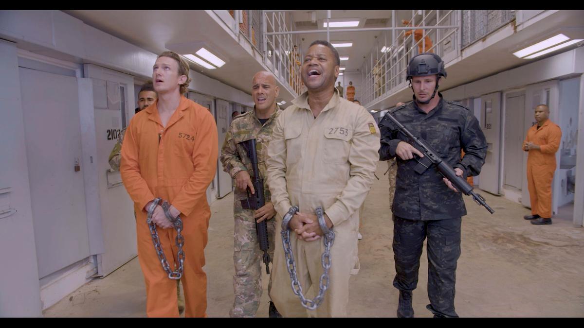 Video footage from "The Firing Squad," inspired by true events. (Screenshot)